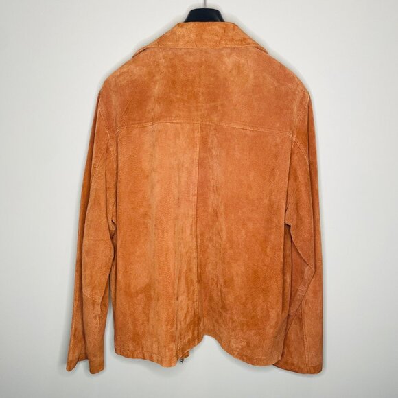 Beautiful Large Rusty Brown Suede Britches Jacket - Picture 4 of 12